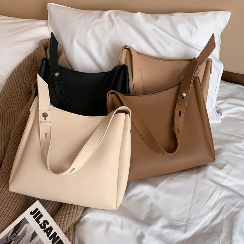 Large Capacity Women's PU Leather Shoulder Bags